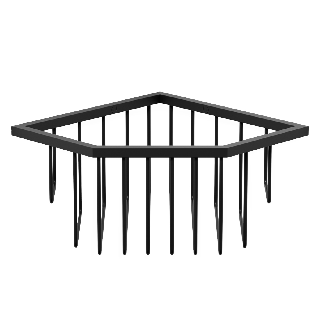 decor walther eckduschkorb WA ECK 1 schwarz 0703360 95745