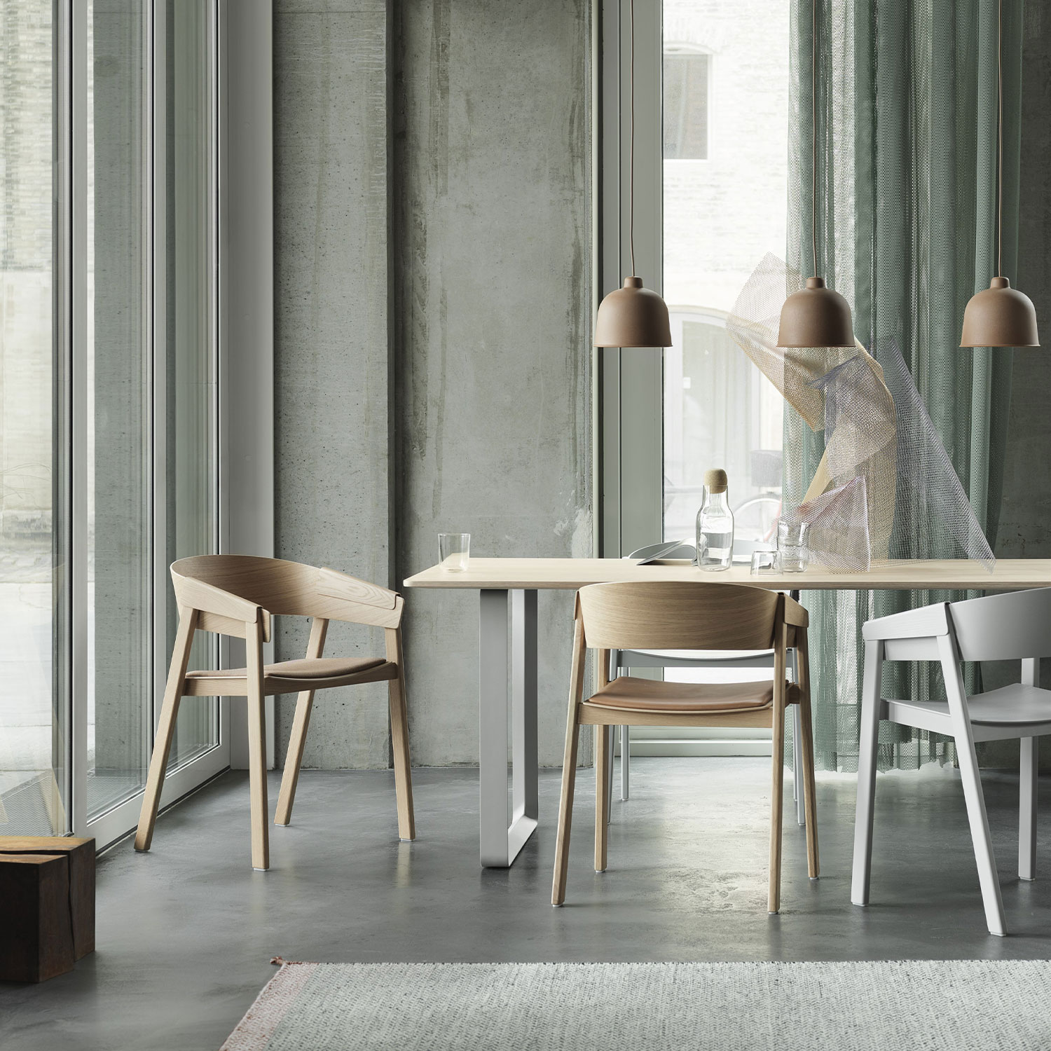 natur grain pendant deckenleuchte deckenleuchte muuto 55406