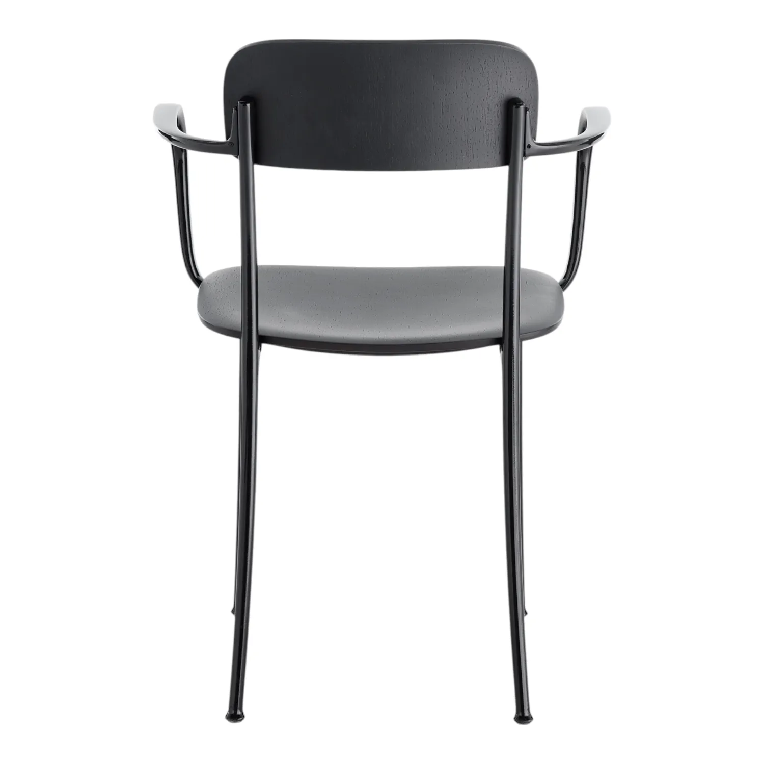 Kartell - Savoia Kleiner Holzsessel Eiche dunkel/anthrazit