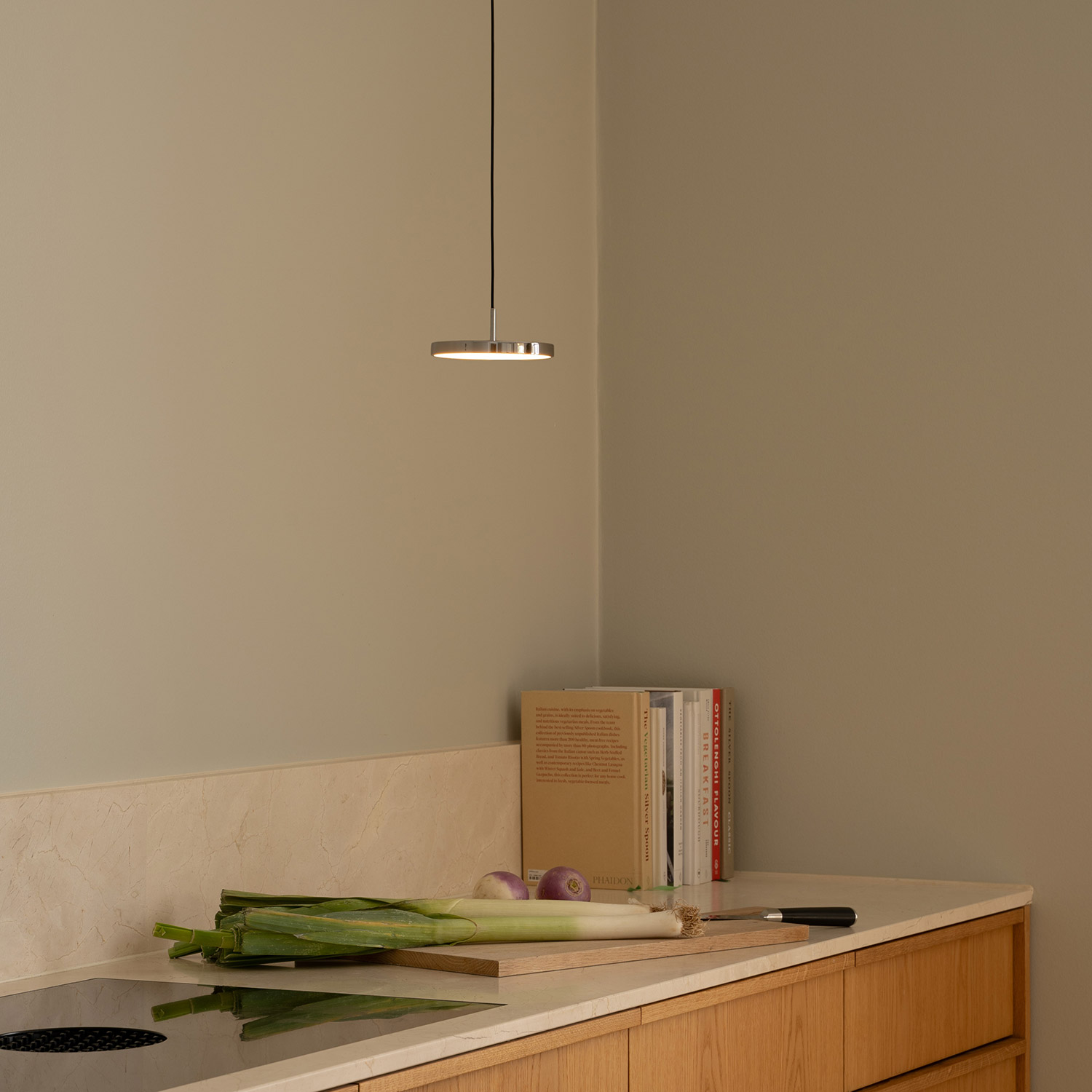 UMAGE - Asteria Micro Monochrome Pendelleuchte stahl