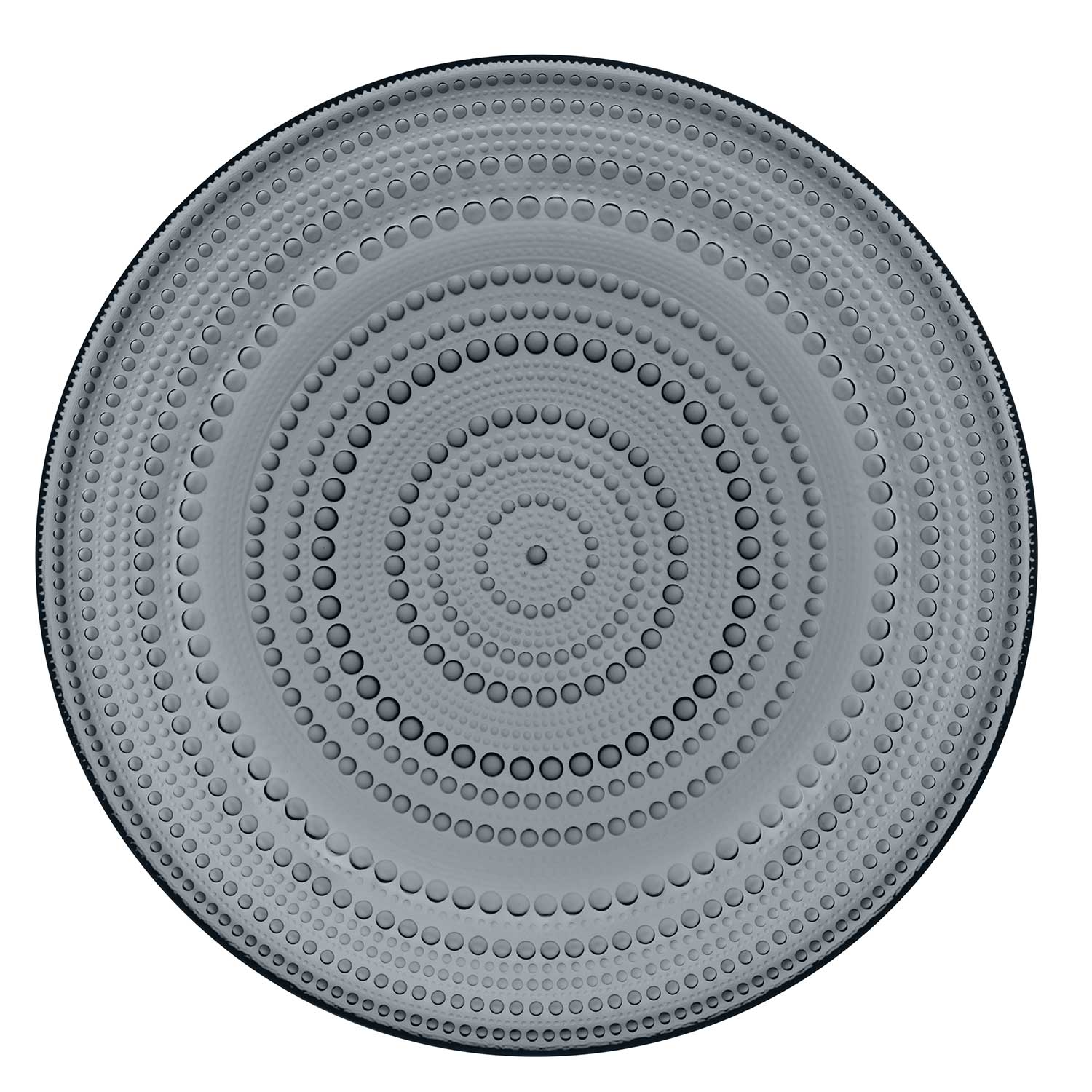 iittala kastehelmi plate 315mm dark grey 103243