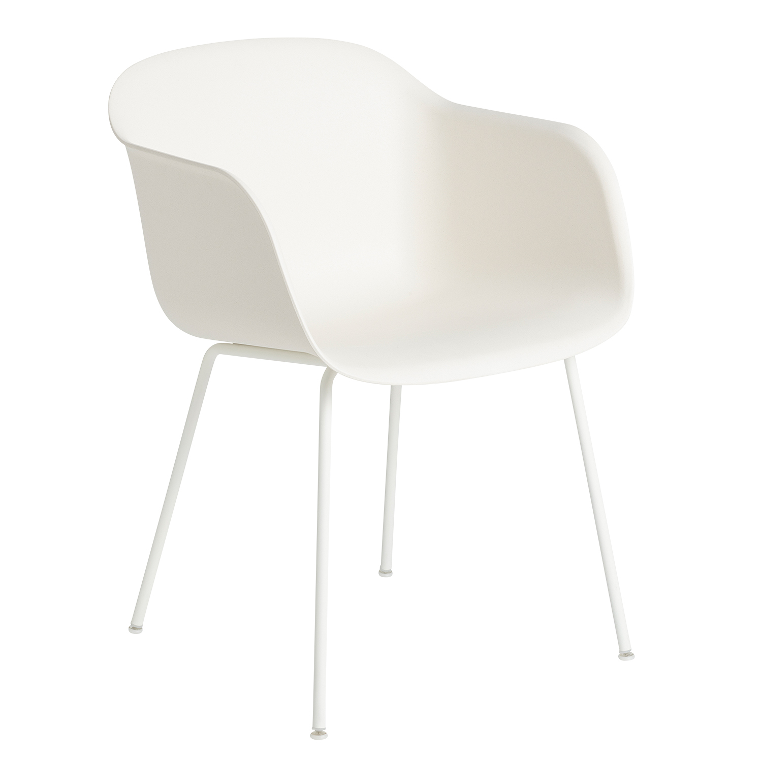 muuto fiber chair tube base weiss 53820
