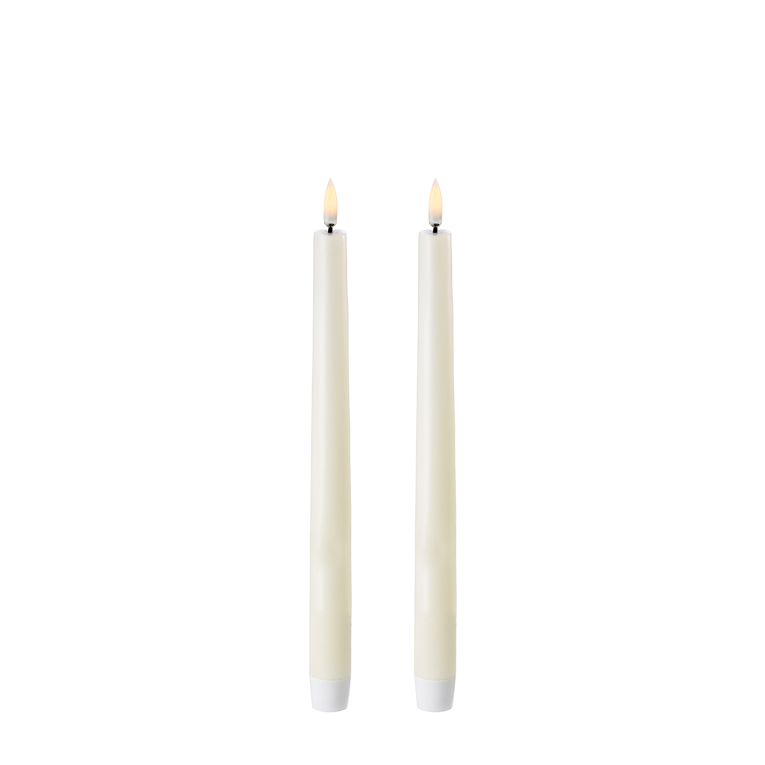 piffany taper led candle 25cm ivory 77111