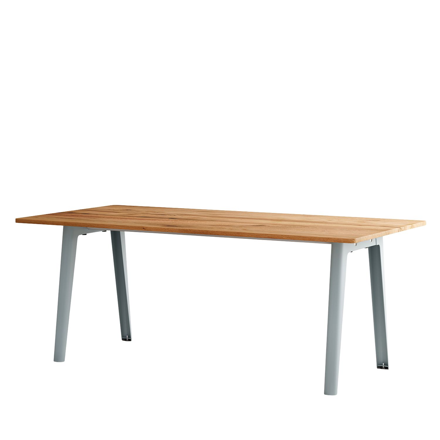 Tiptoe - New Modern Esstisch 220x95 cm blassblau/Eiche
