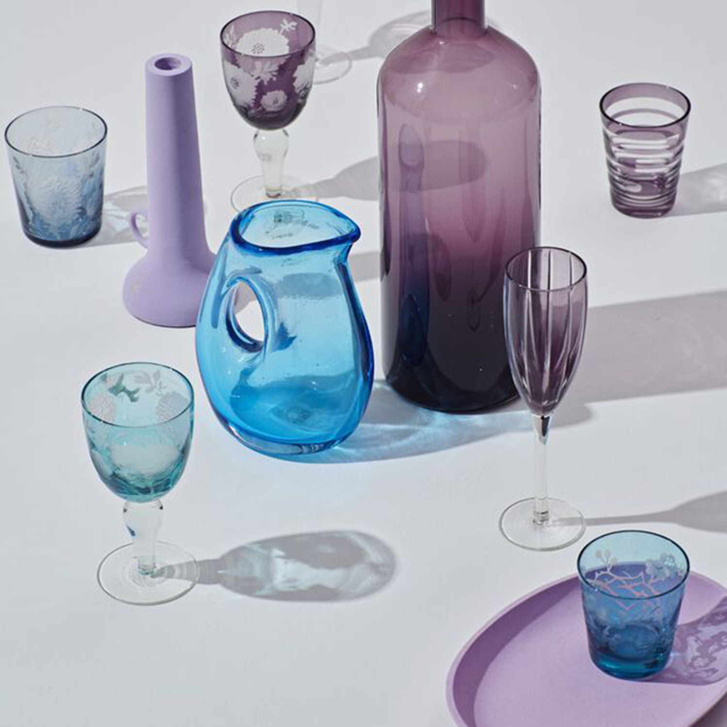 pols potten peony wasserglaeser karaffe 95798