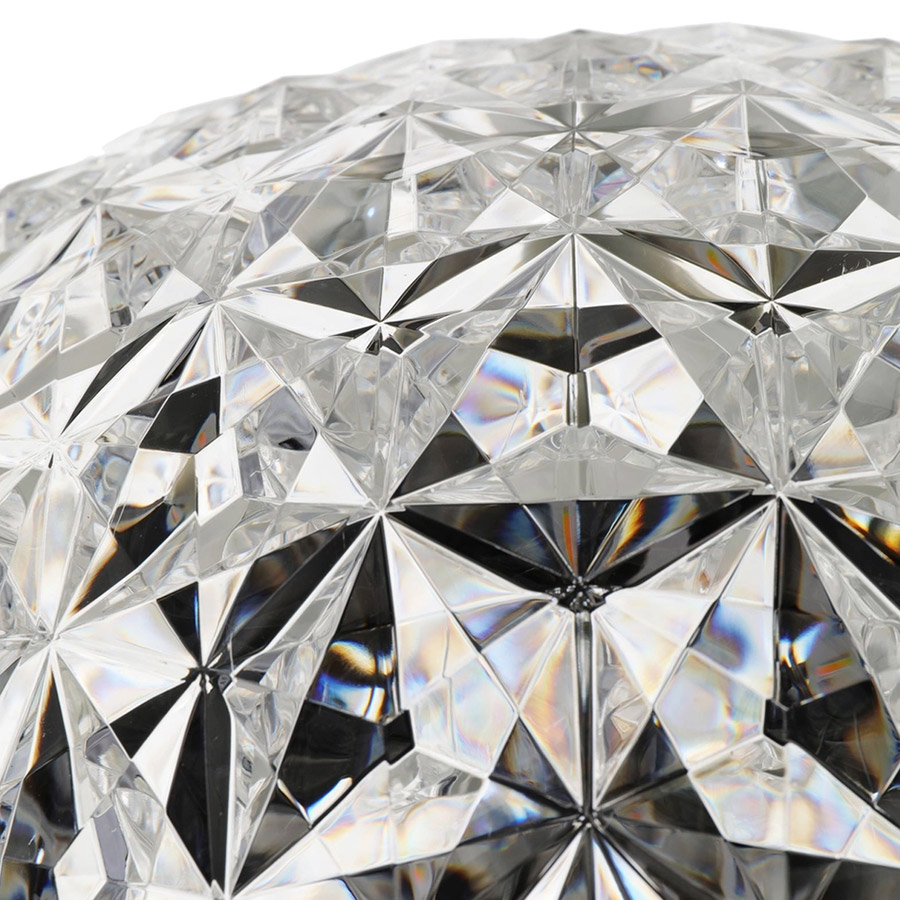 kartell planet stehlampe klar detail 102663