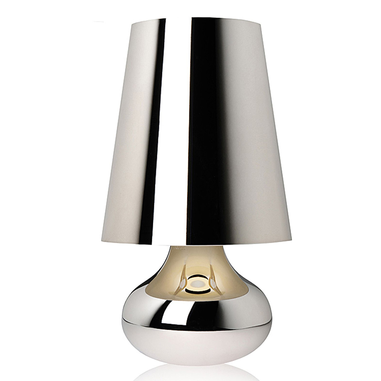 2 cindy tischleuchte platin