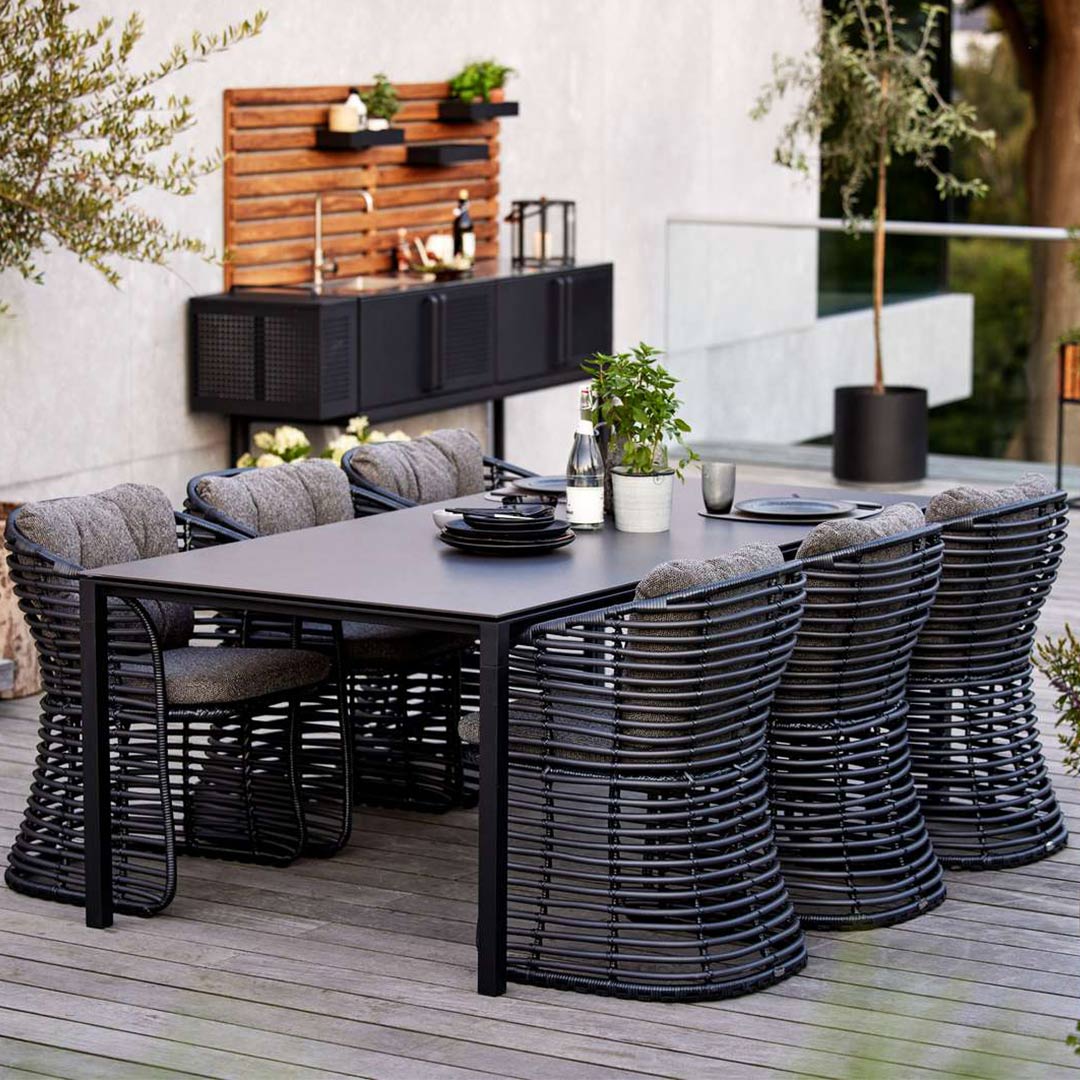 cane line pure garten esstisch 79391