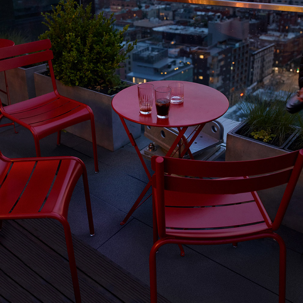 luxembourg stuhl mohnrot fermob 64229