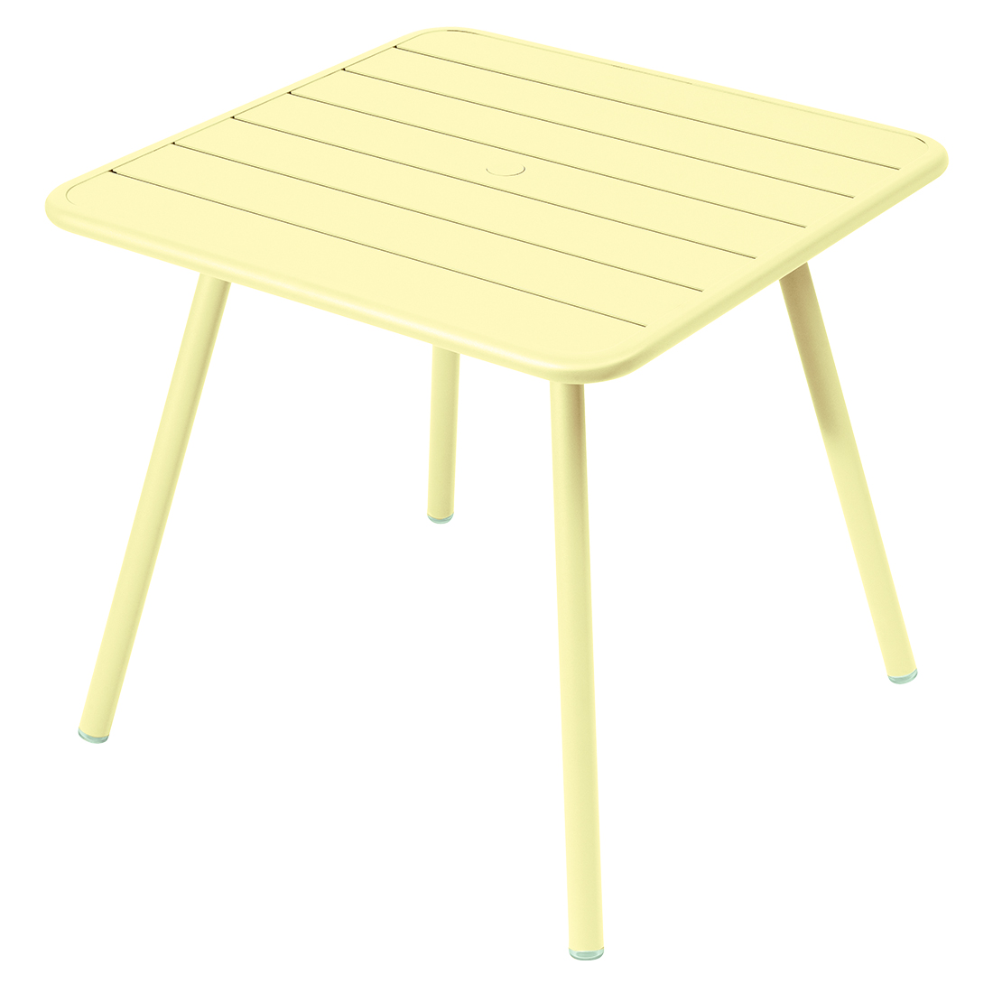 fermob luxembourg tisch 80cm zitronensorbet 64542