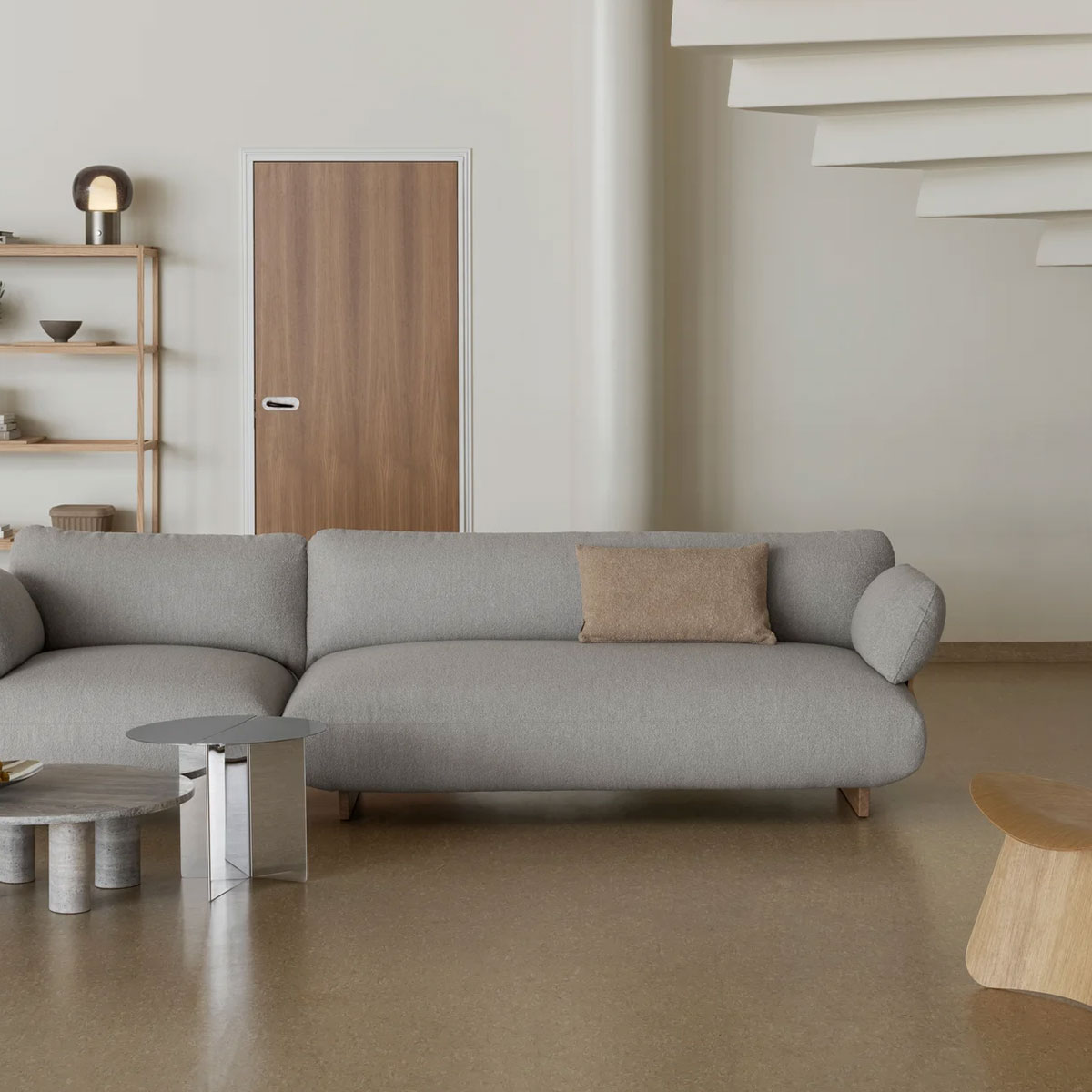 blomus - BOUCLE Kissenhülle misty rose 40x40 cm