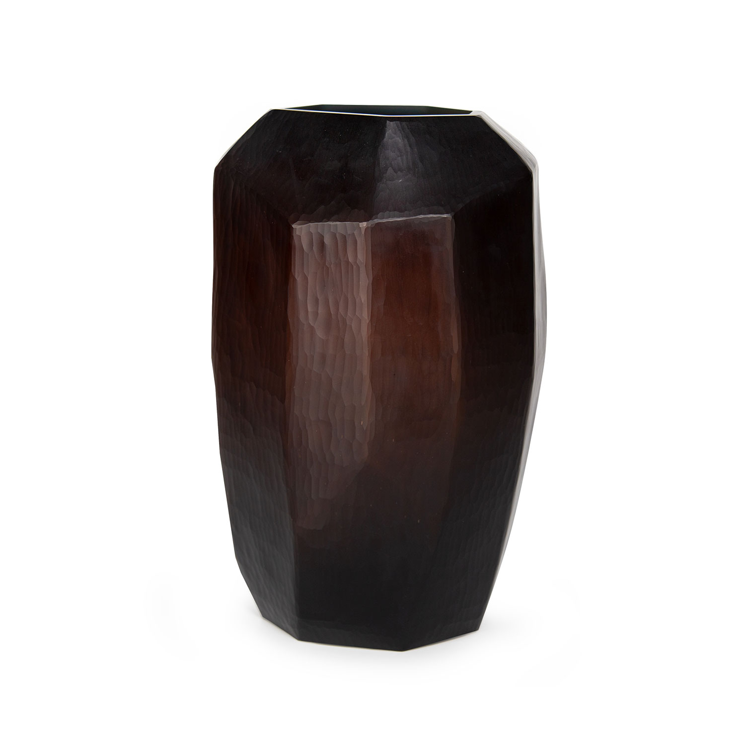 guaxs cubistic vase darkborwn tall 1655DB 106800