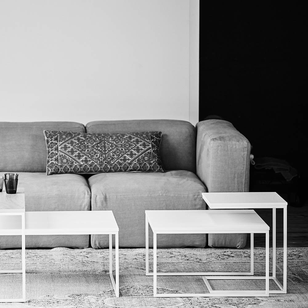 falt jan kurtz beistelltisch gross klein schwarz weiss 50196