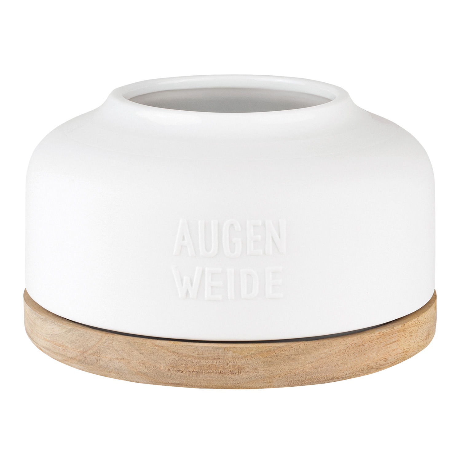 raeder design porzellanvase holz augenweide freisteller 88416