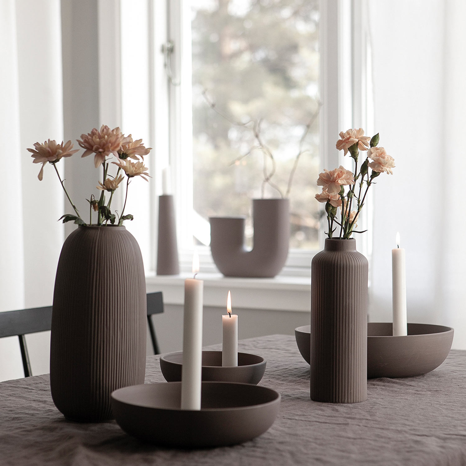 lidatorp kerzenhalter braun storefactory L auswahl 84421