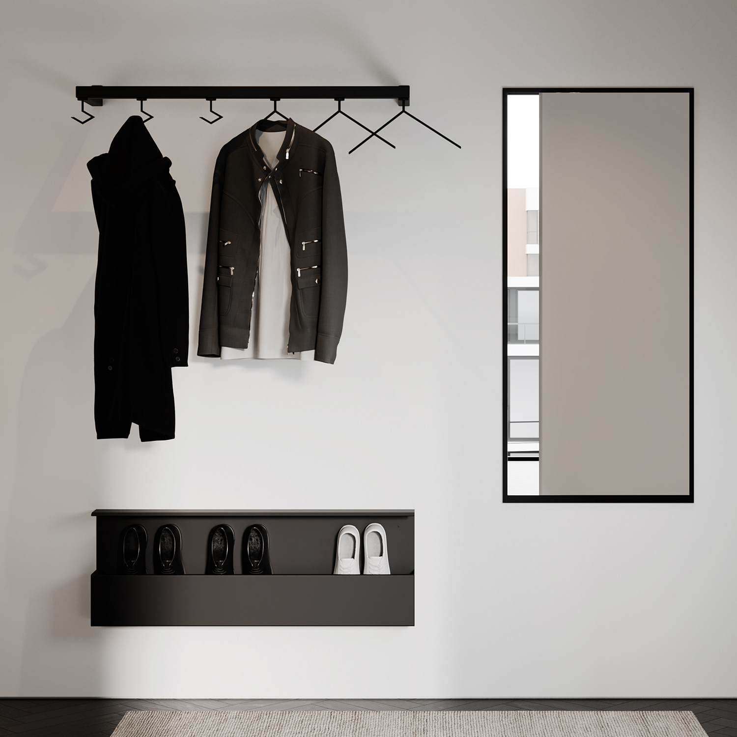 hangsys garderobe nichba design 71999