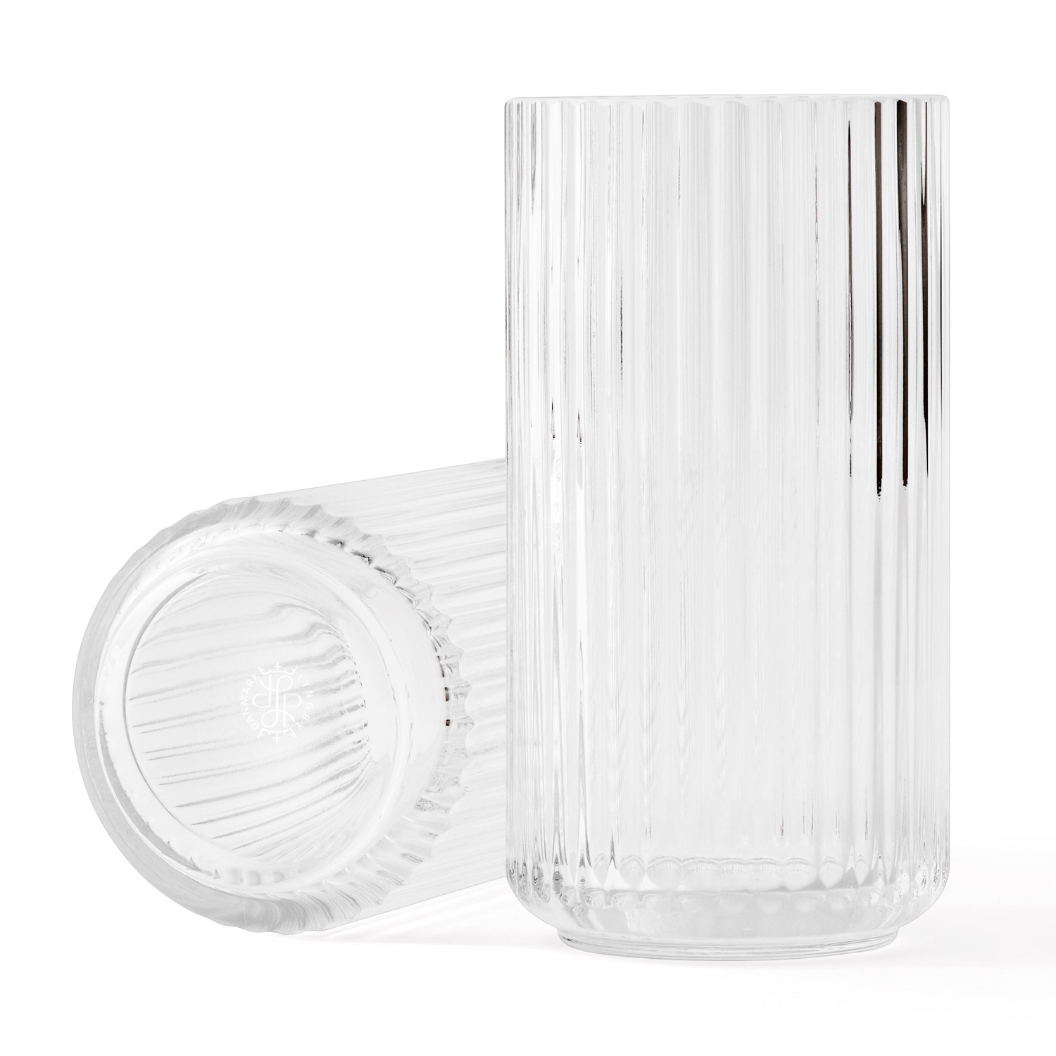 Lyngby vase glas klar 20cm 201089