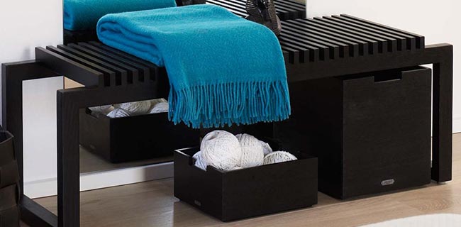 Skagerak Cutter Bank mit schwarzen Boxen