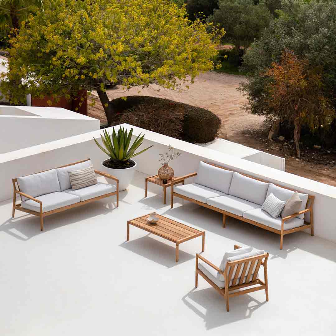 ethnicraft stoff 1250 natural jack gartensessel 1 sitzer jack kollektion lifestyle 85588