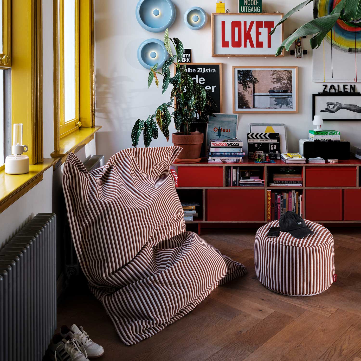 fatboy original slim terry cognac creme im wohnzimmer 105749