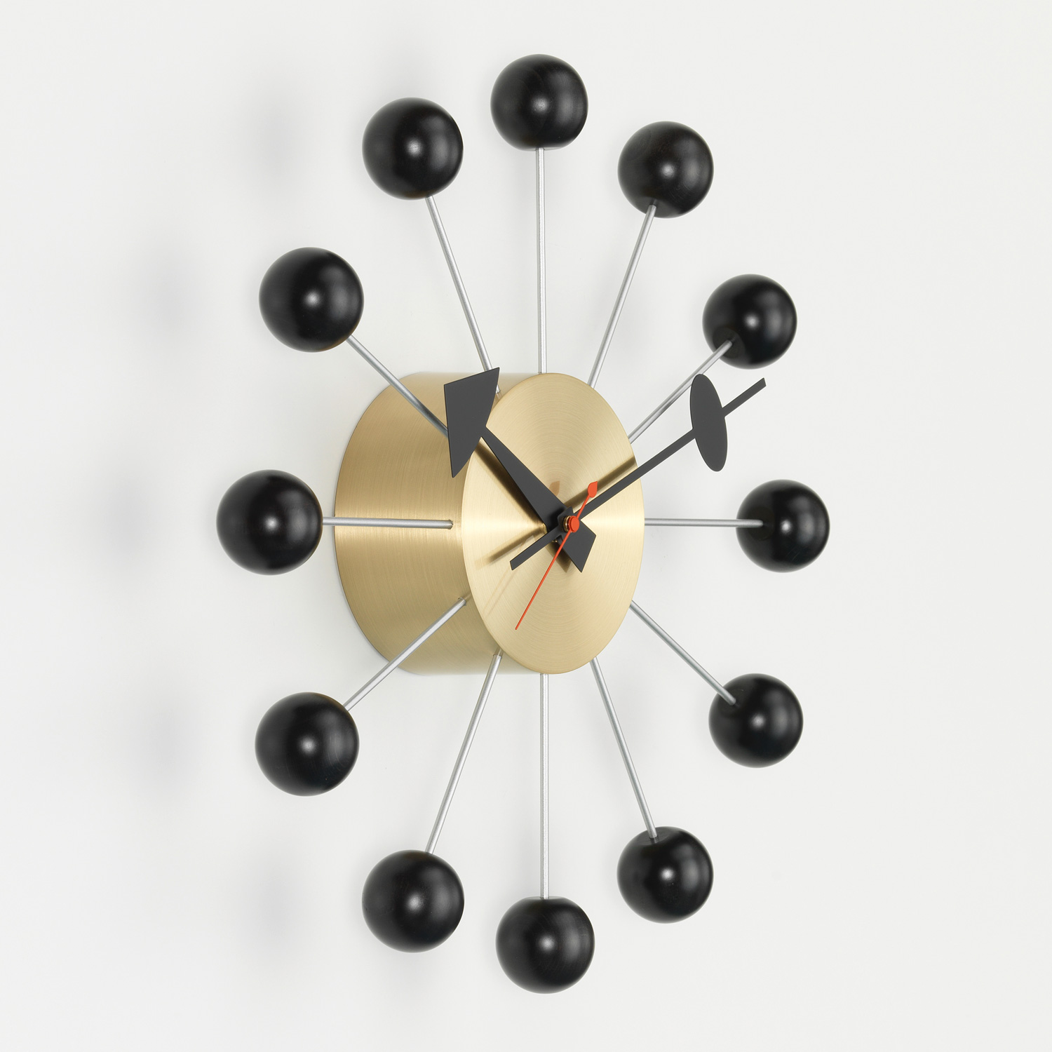 vitra Ball Clock schwarz 2