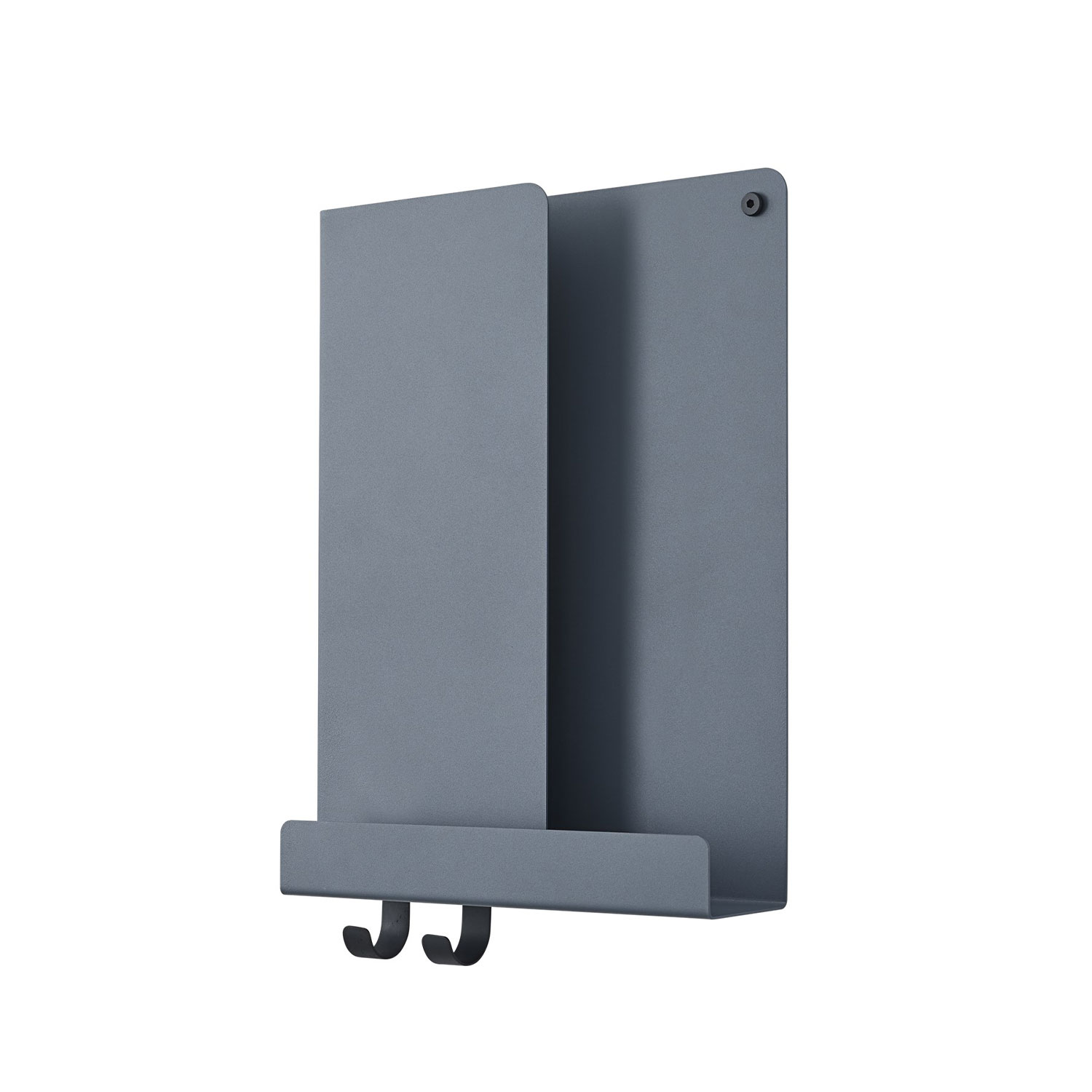 blue grey hoch 295 40 muuto folded shelf 55712