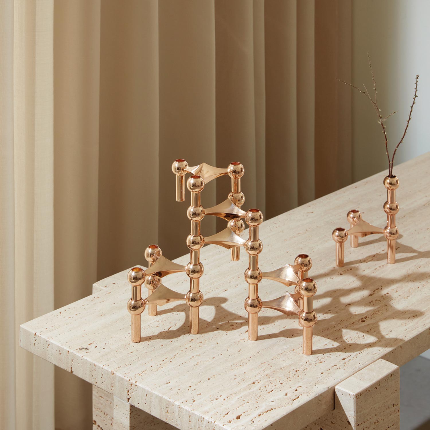 stoff nagel vase rose golf 86423