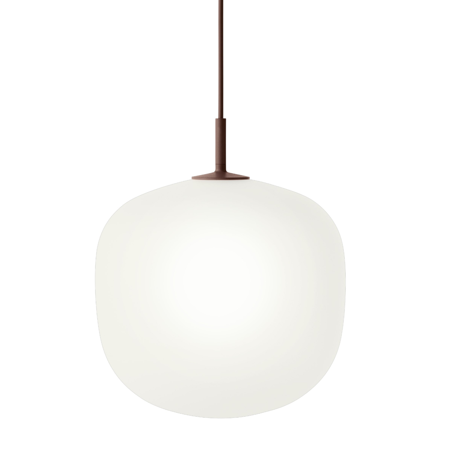 muuto rime pendelleuchte 25cm deep red 93780