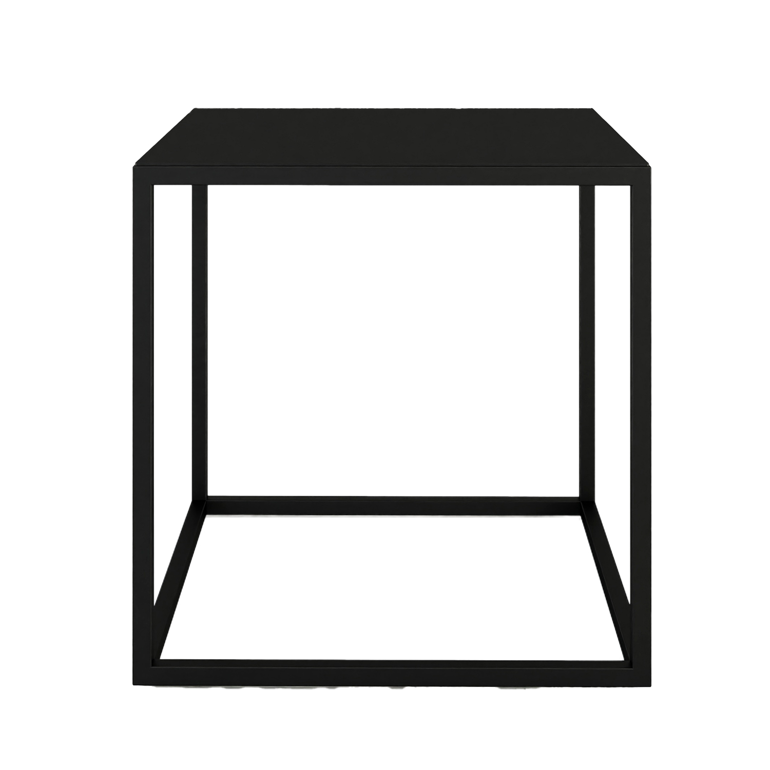 metallbude soli x beistelltisch schwarz 96787