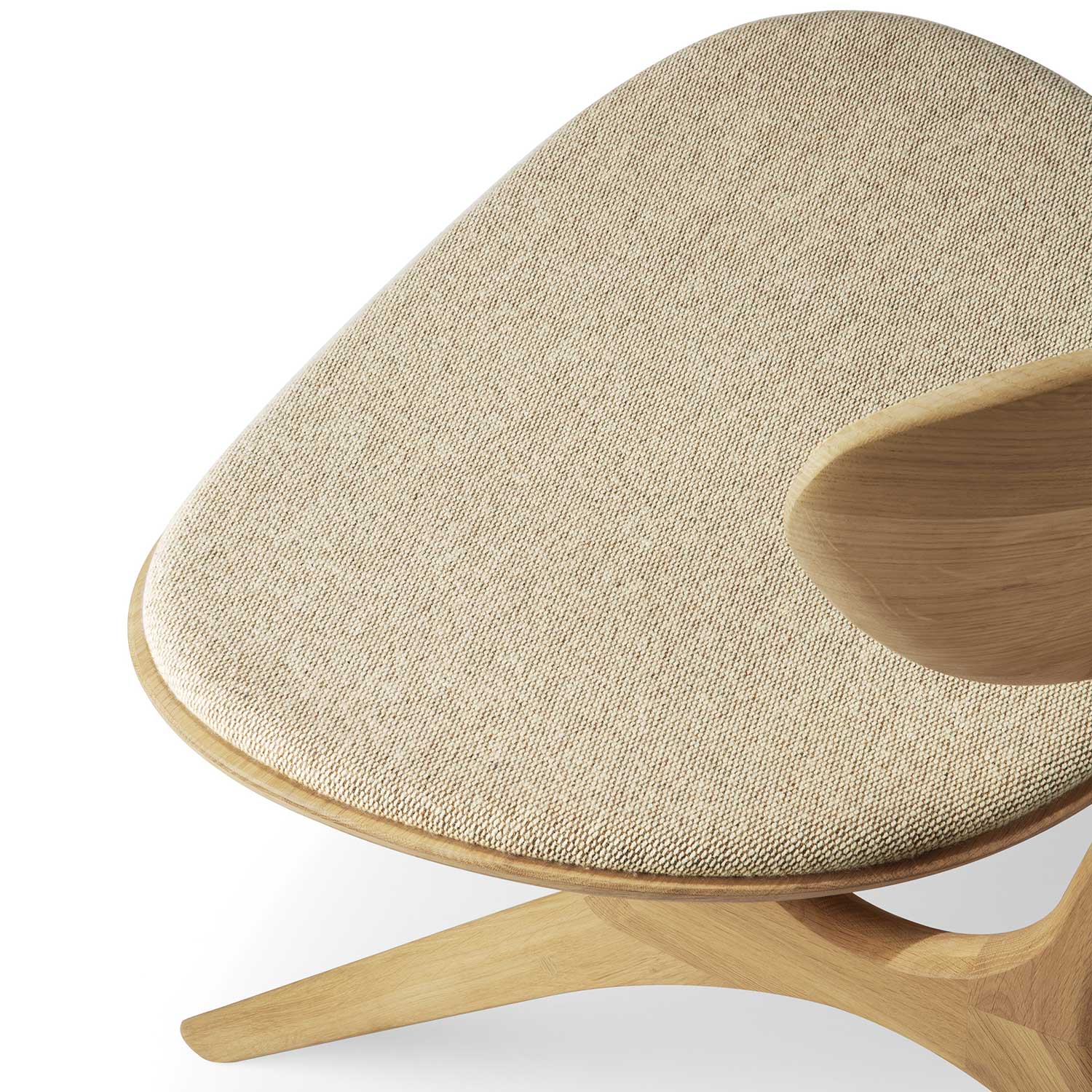 ethnicraft loungesessel eye eiche poster off white draufsicht 103899