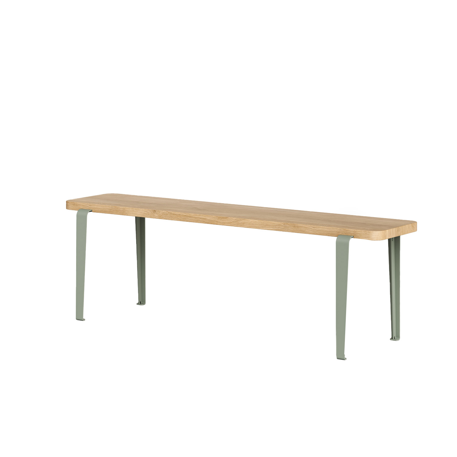 Tiptoe - Lou Sitzbank 140x30 cm eukalyptusgrün/Eiche
