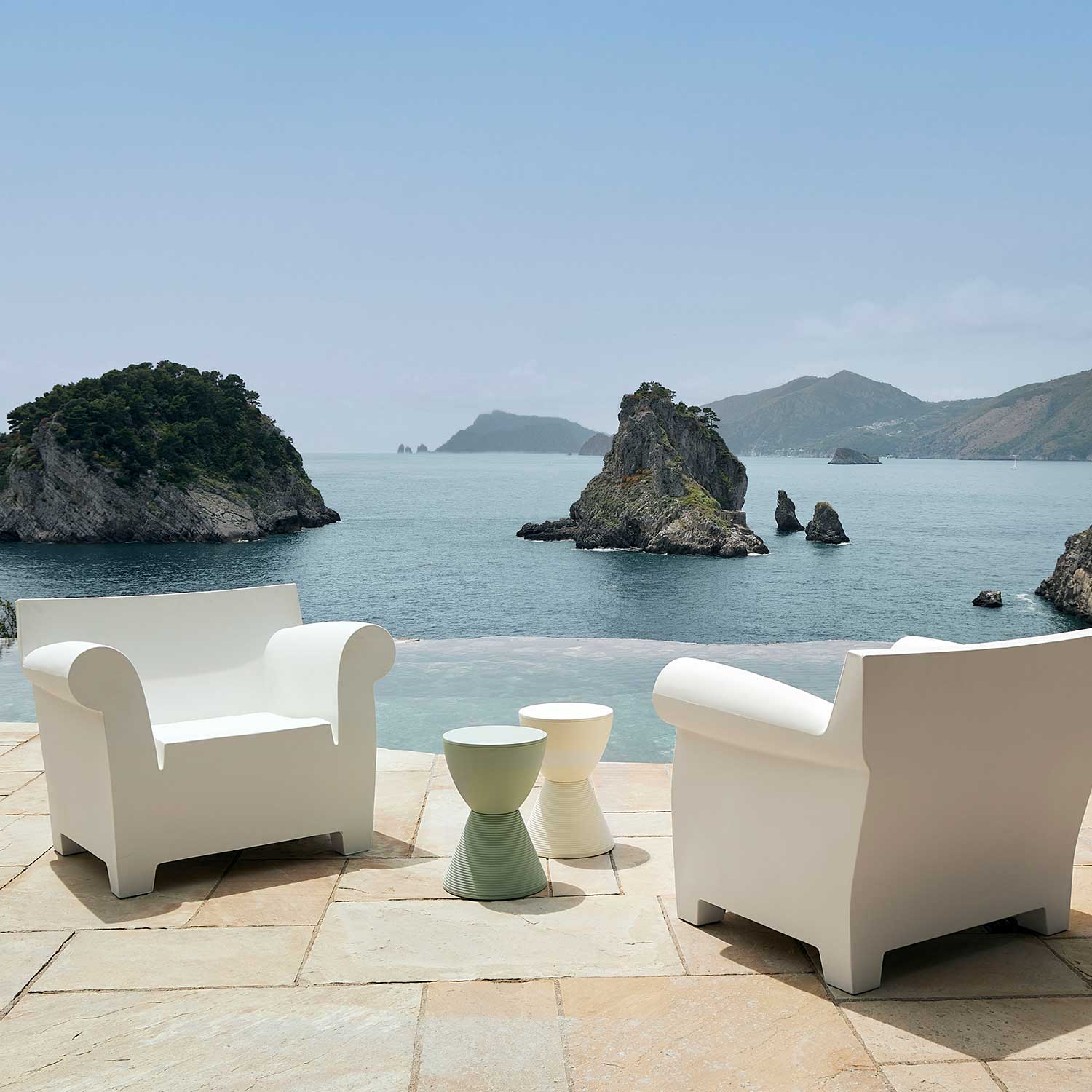 Kartell - Bubble Club Sessel erdrot