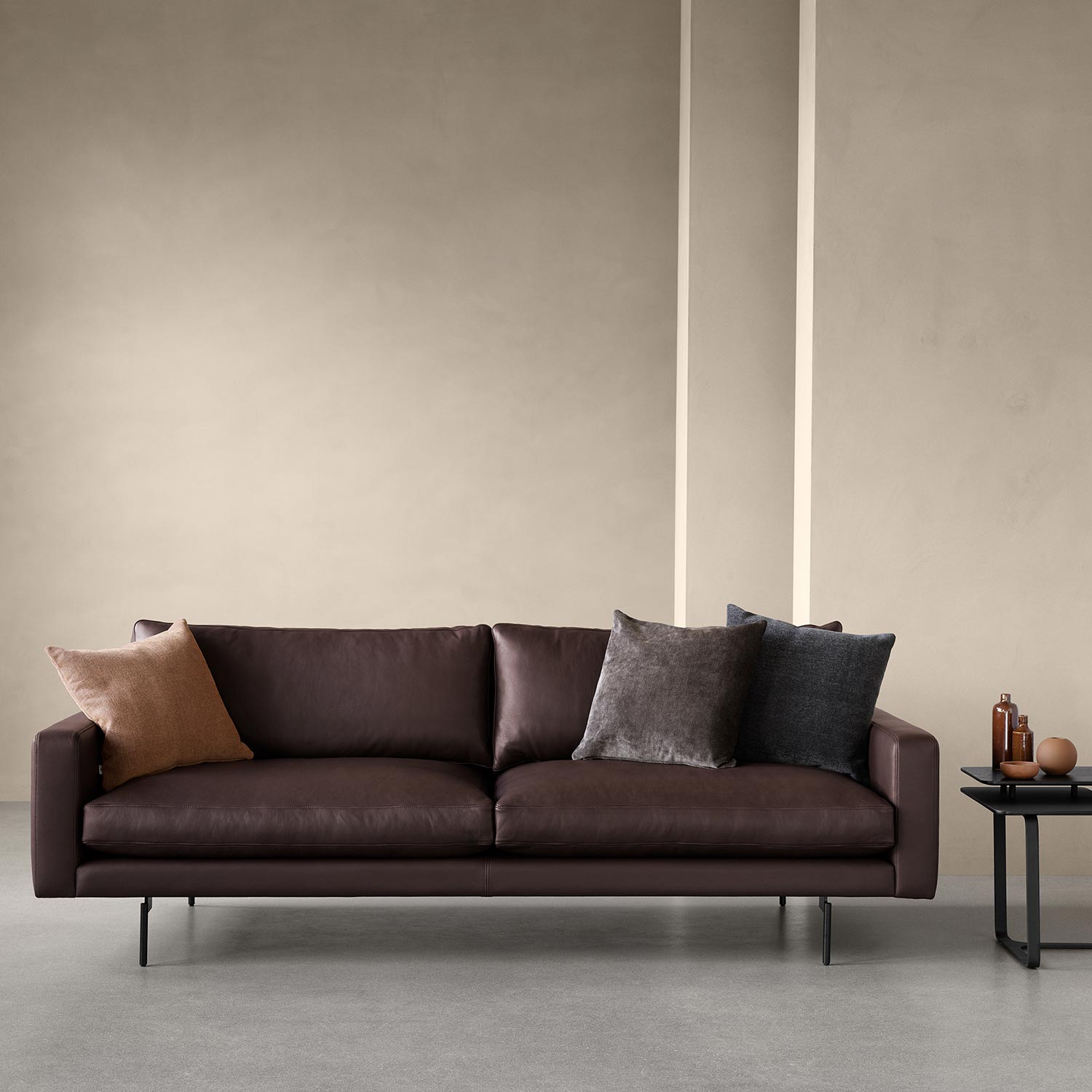 edge sofa braun faith wendelbo 93949