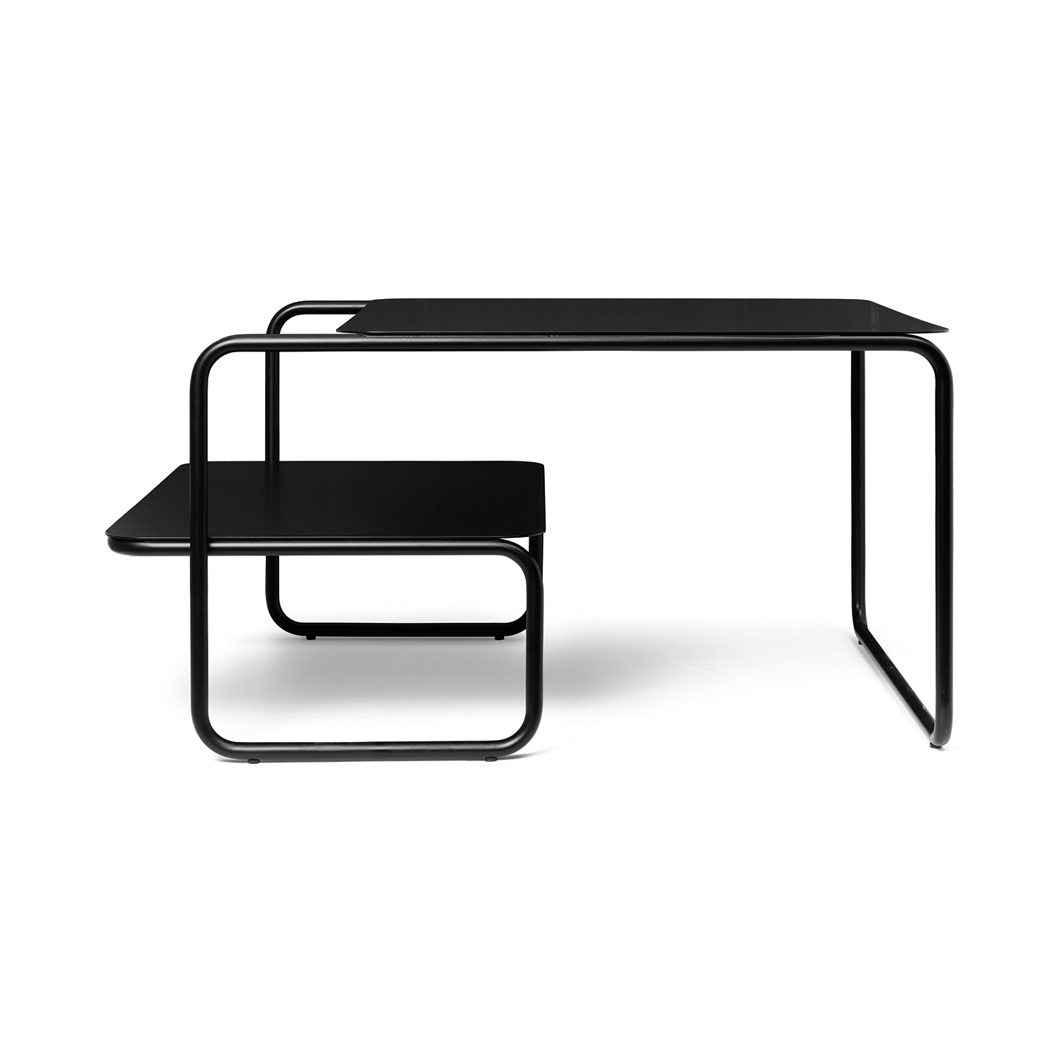 ferm living level coffee table schwarz 78084