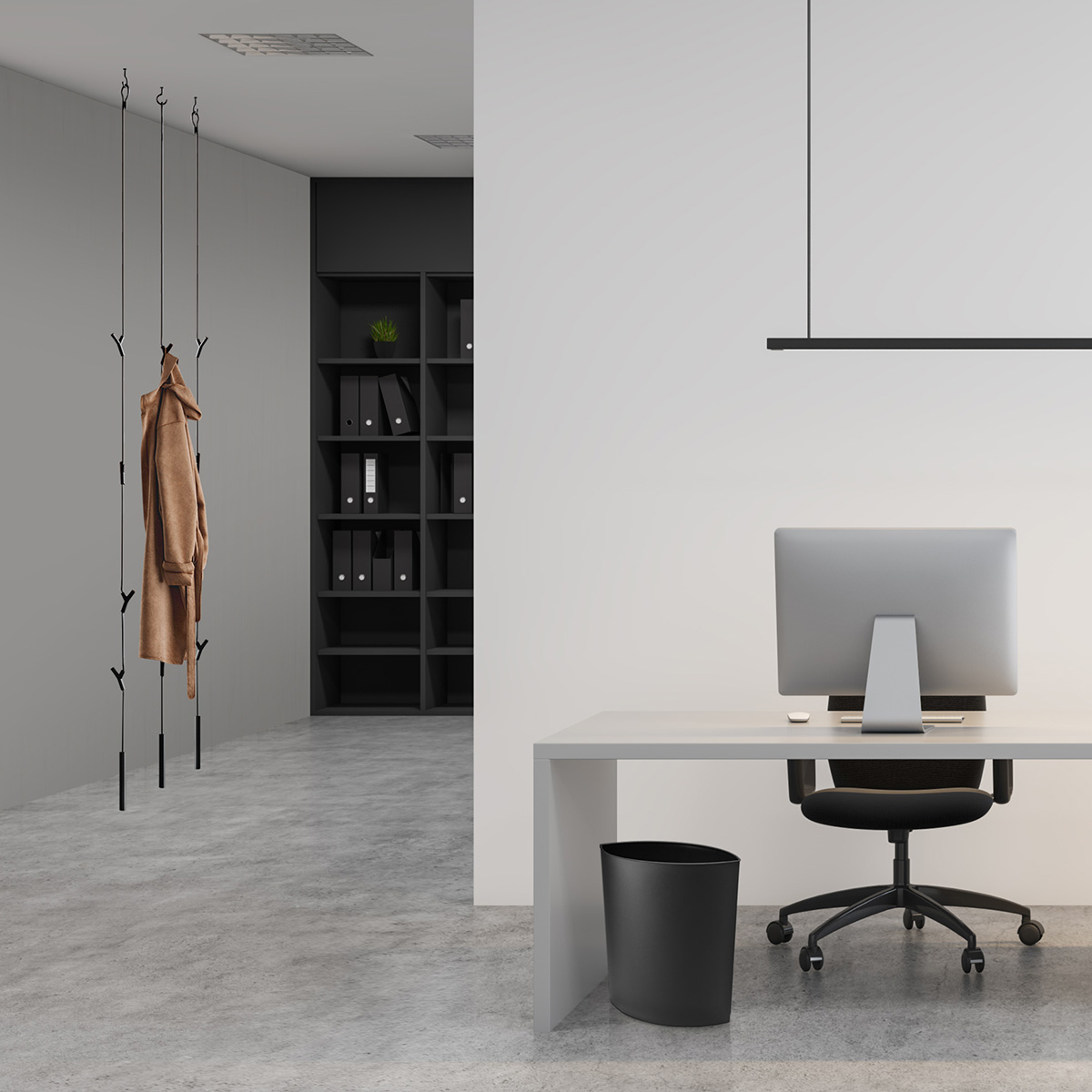 AUTHENTICS- Wardrope Garderobe weiß / weiß