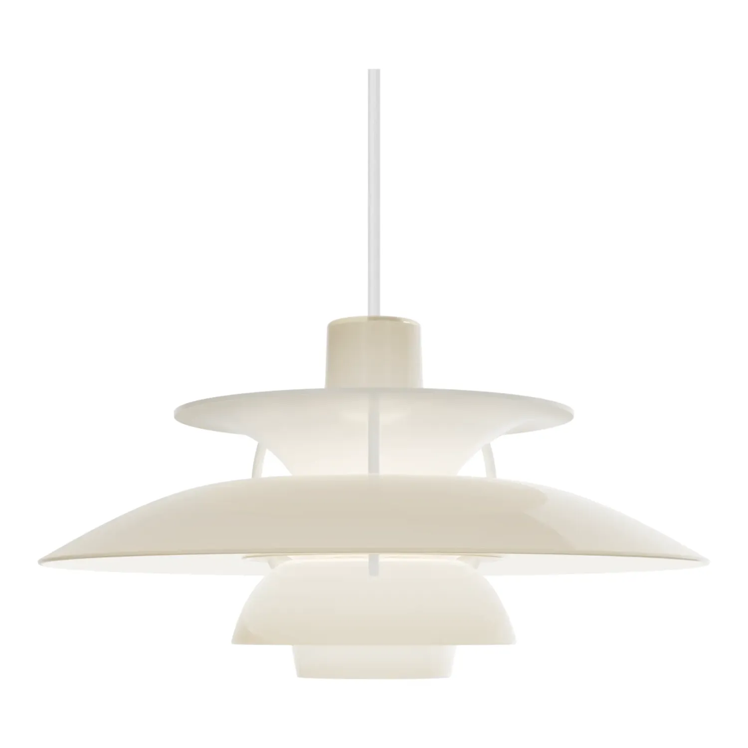 Louis Poulsen - PH 5 Ø 320 Opal Pendelleuchte beige