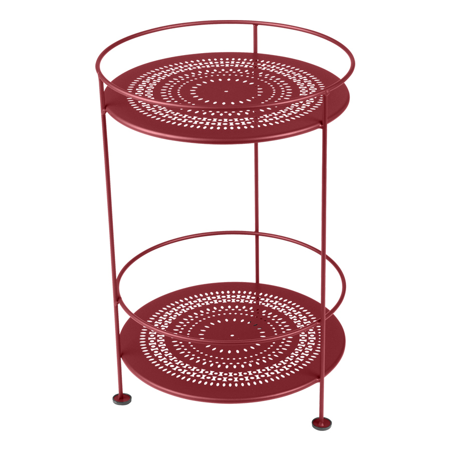 fermob guinguette tisch perfo chili 64701