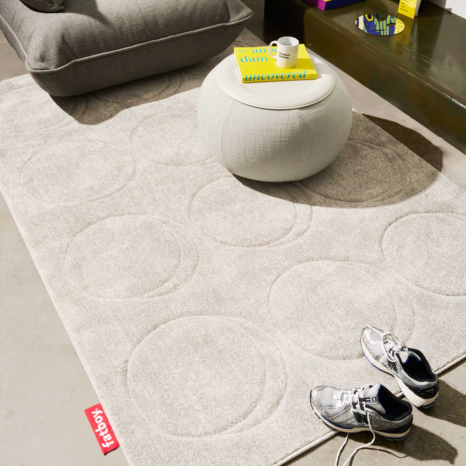 fatboy dot teppich modern creamy camel 106249 96815