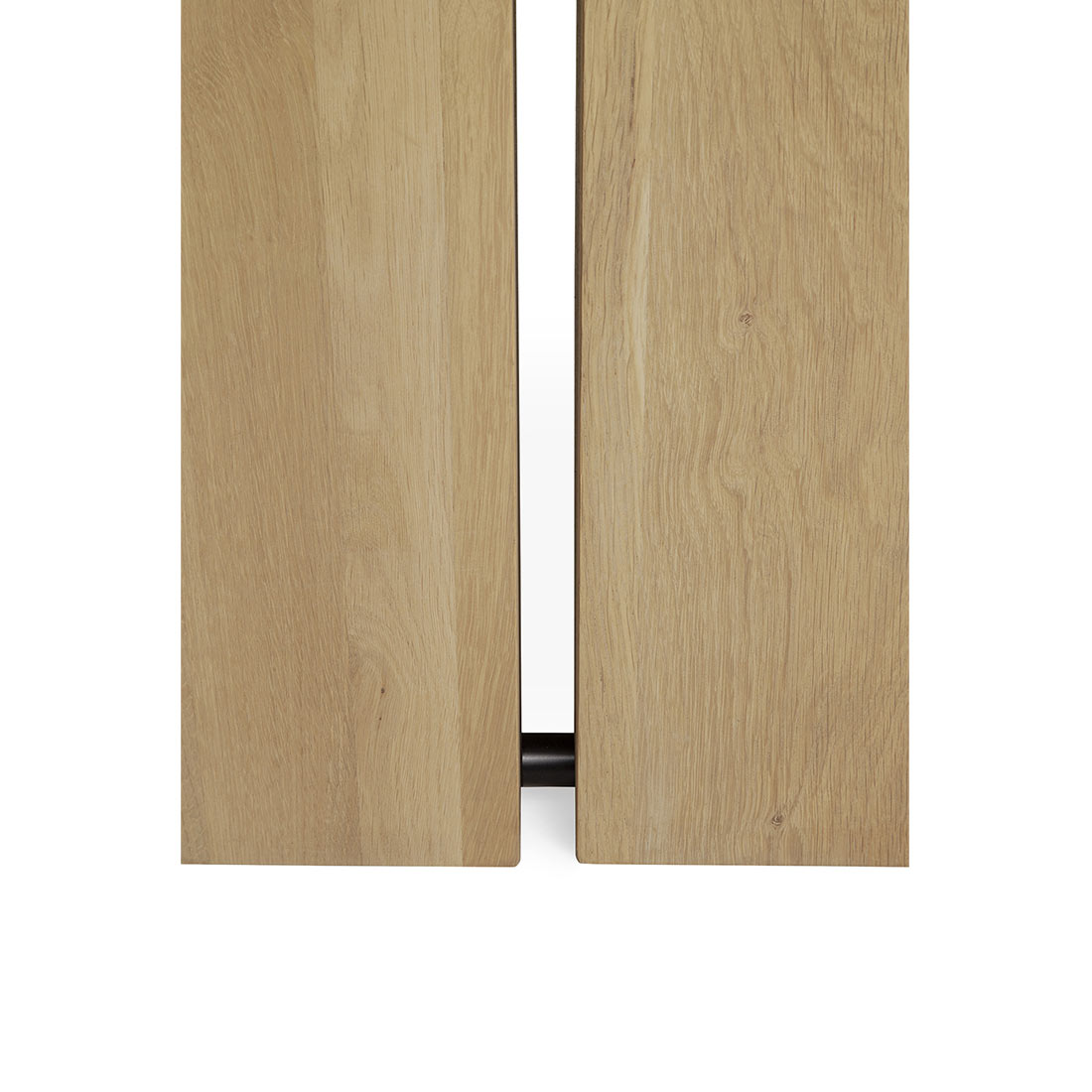 ethnicraft double eichenholz tisch ausziehbar extreme close up tischbeine mitte 88801