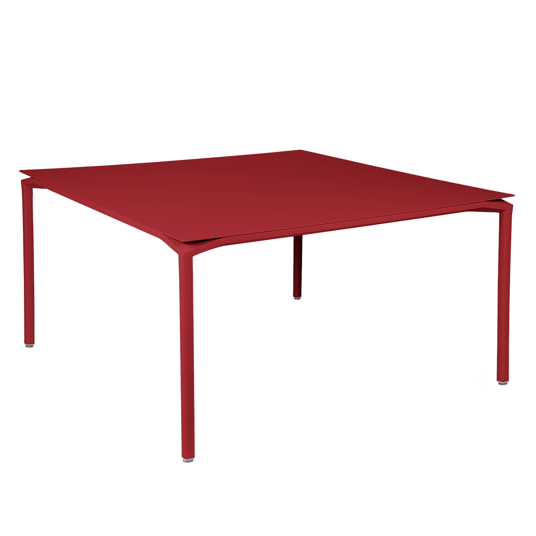 fermob calvi tisch 140x140 chili 43 77887
