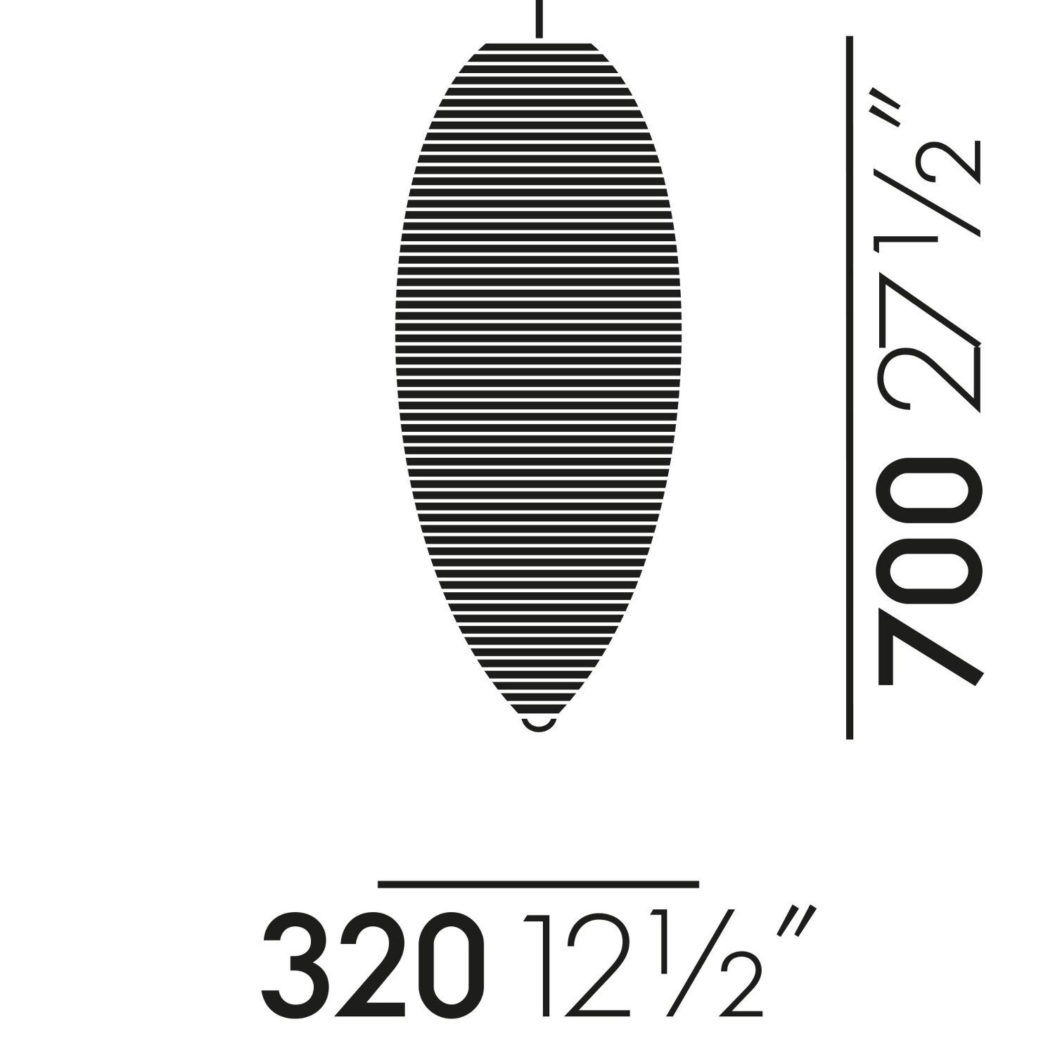 Vitra - Akari 23A Hängeleuchte