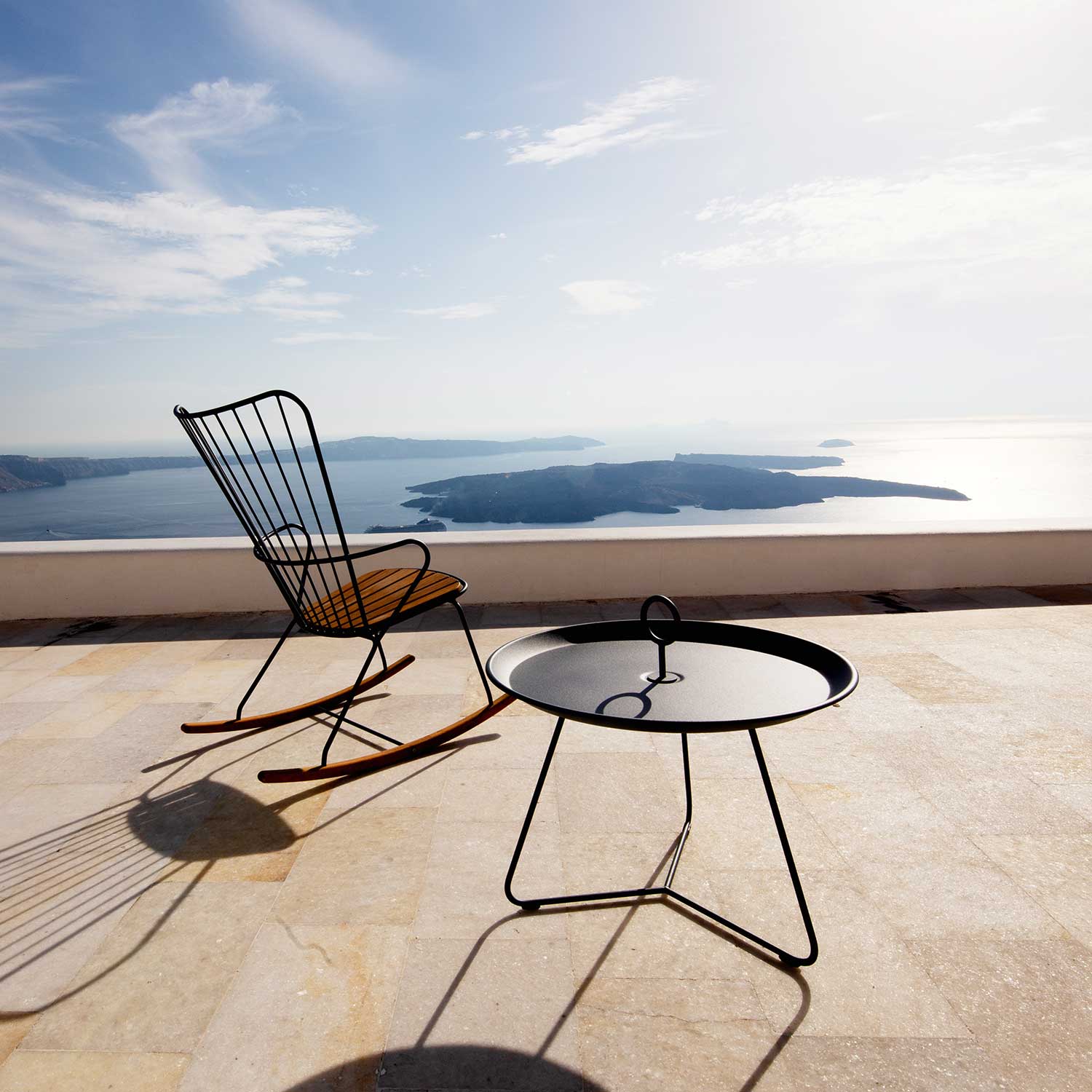 houe eyelet beistelltisch schwarz 92581