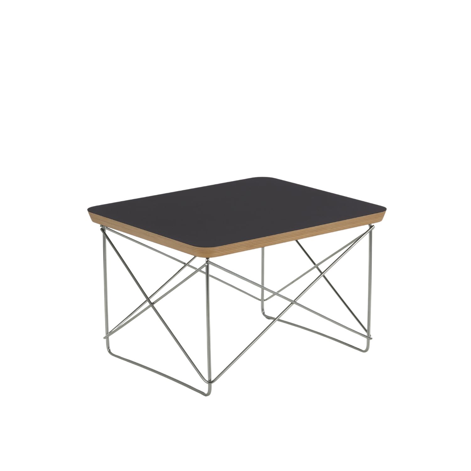 Vitra - Occasional Table LTR schwarz/Edelstahl