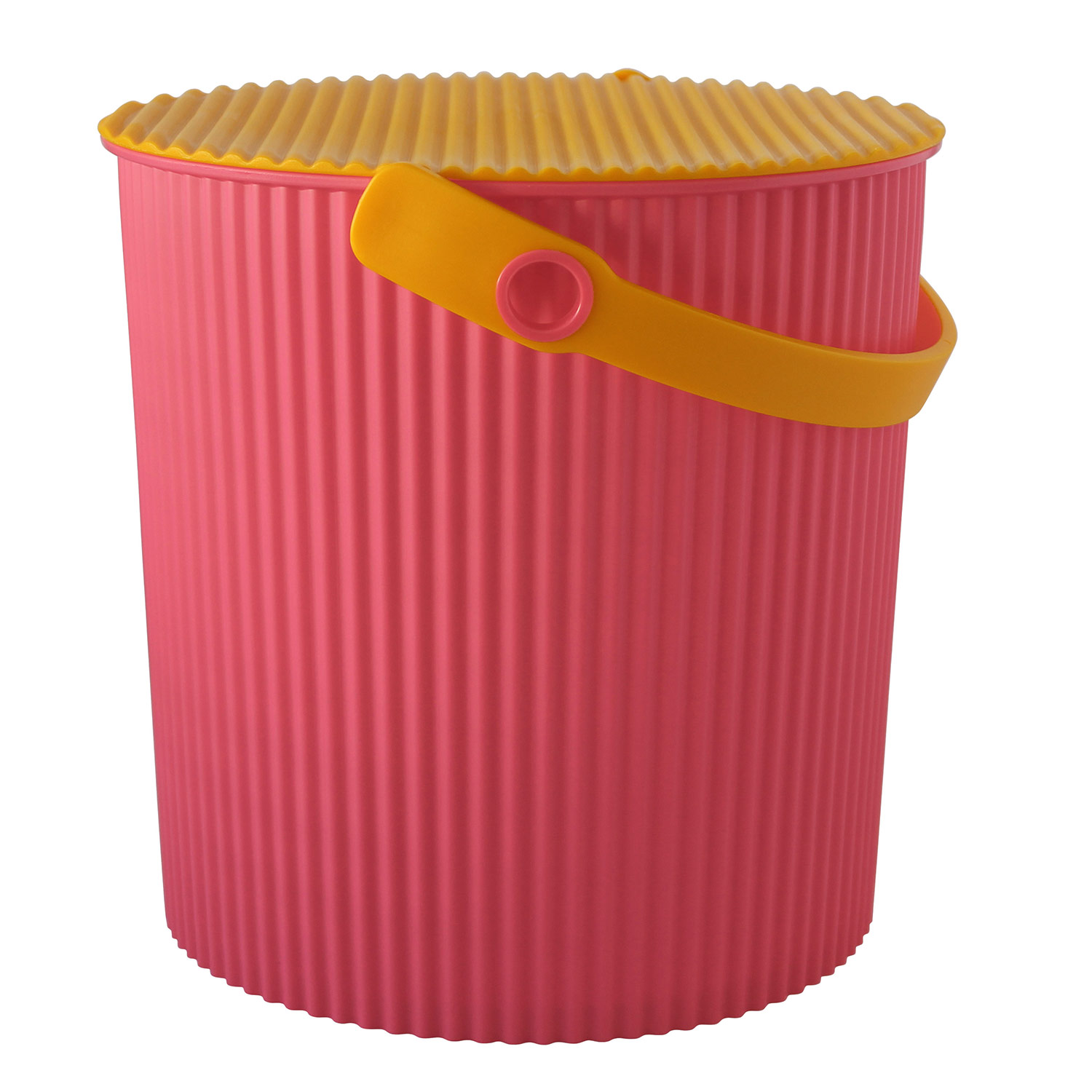 Hachiman - Omnioutil Eimer mit Deckel 10 l pink