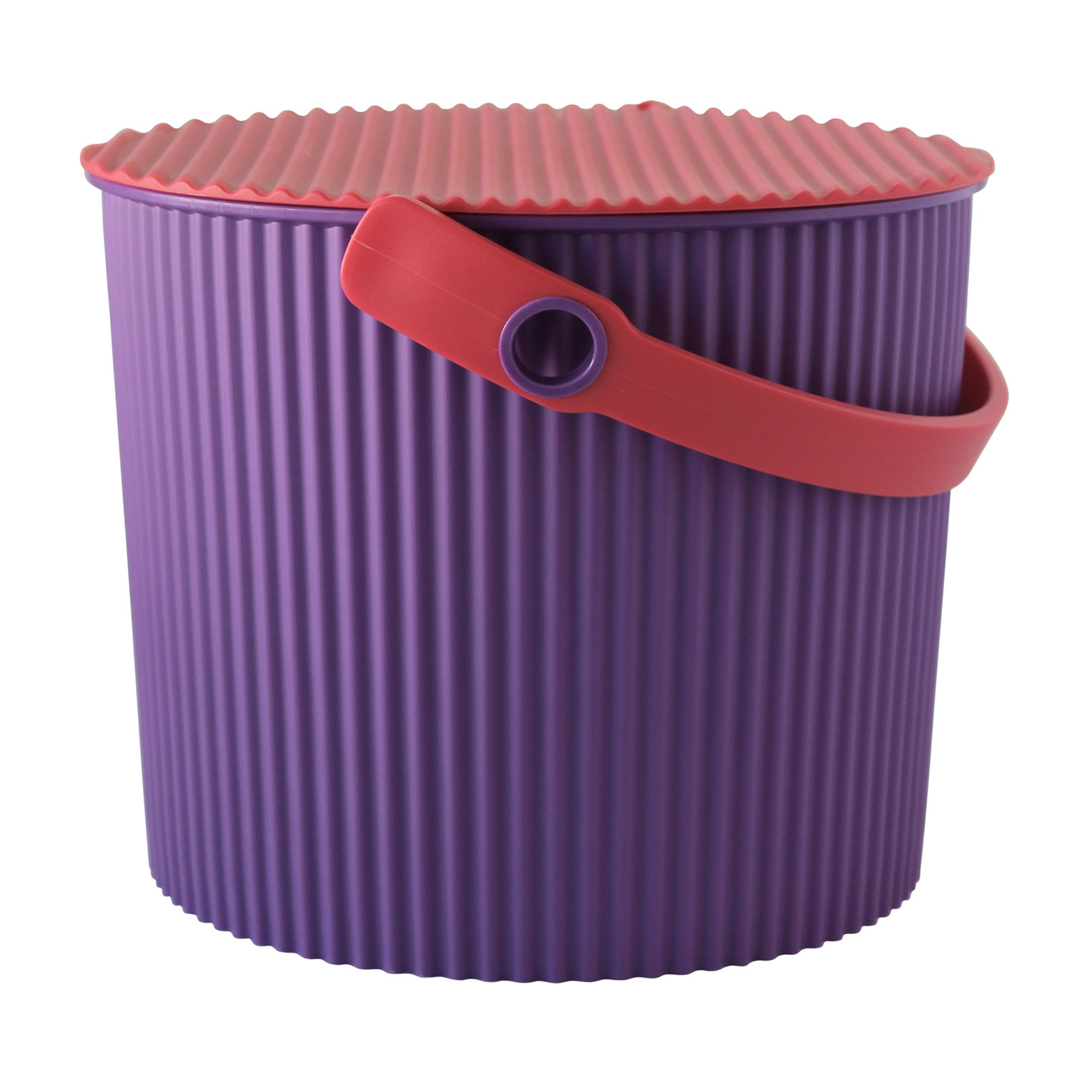 Hachiman - Omnioutil Eimer mit Deckel 8 l purple