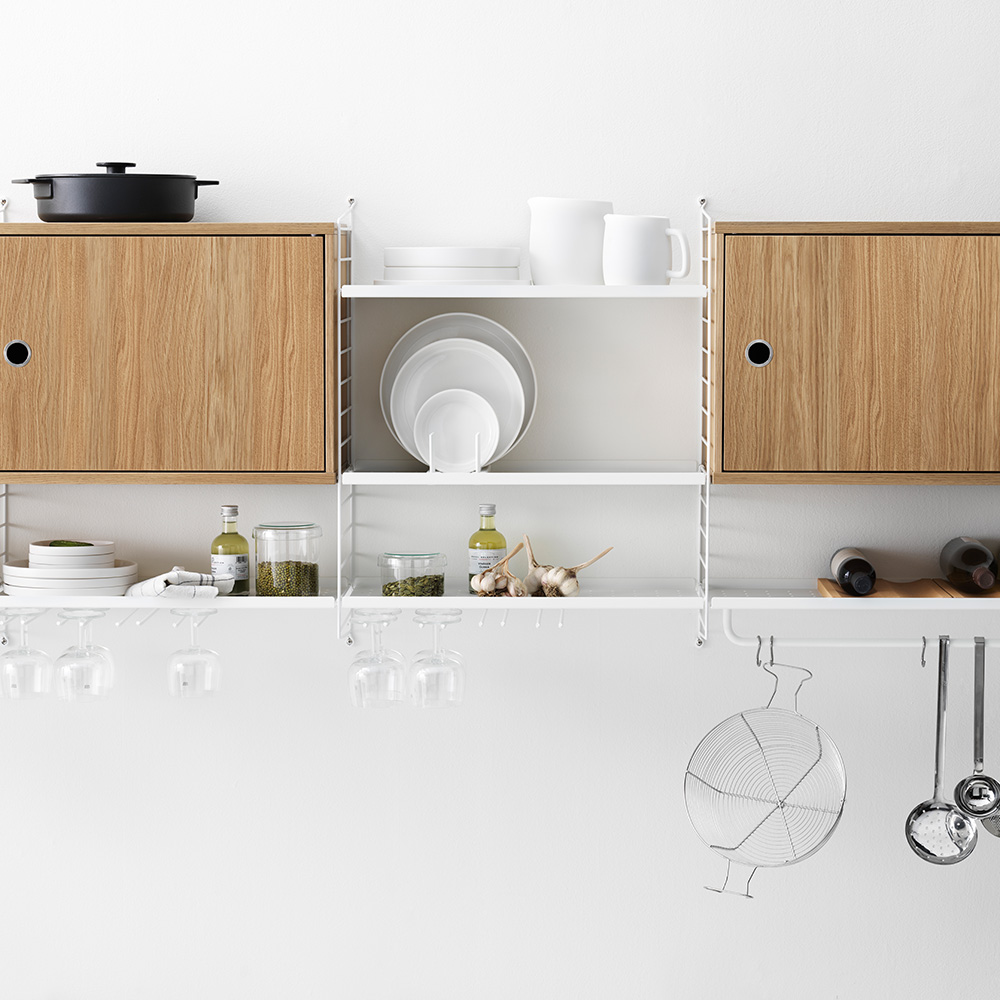 tellerablage klein weiss string 66520