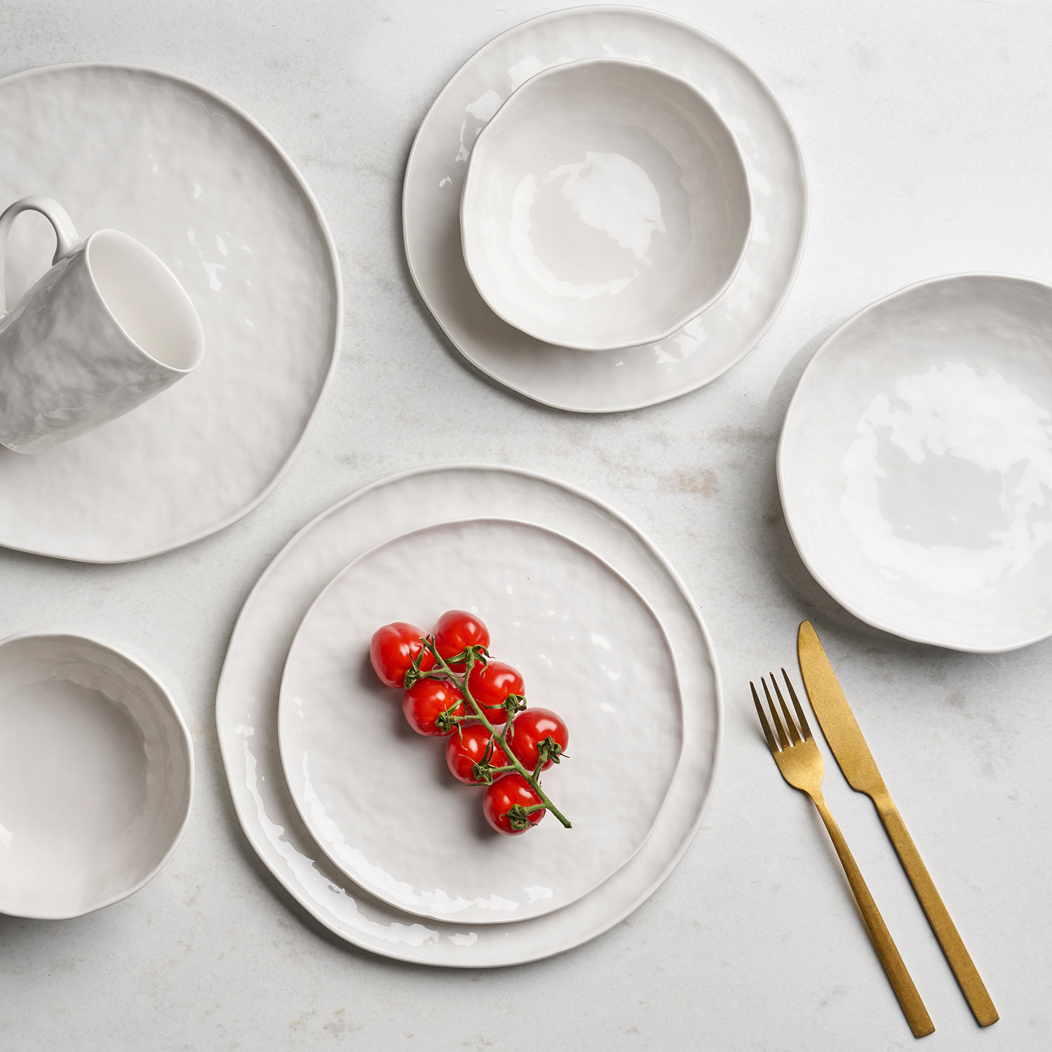 Töchter & Söhne - Marie Teller tief Ø20 cm weiß