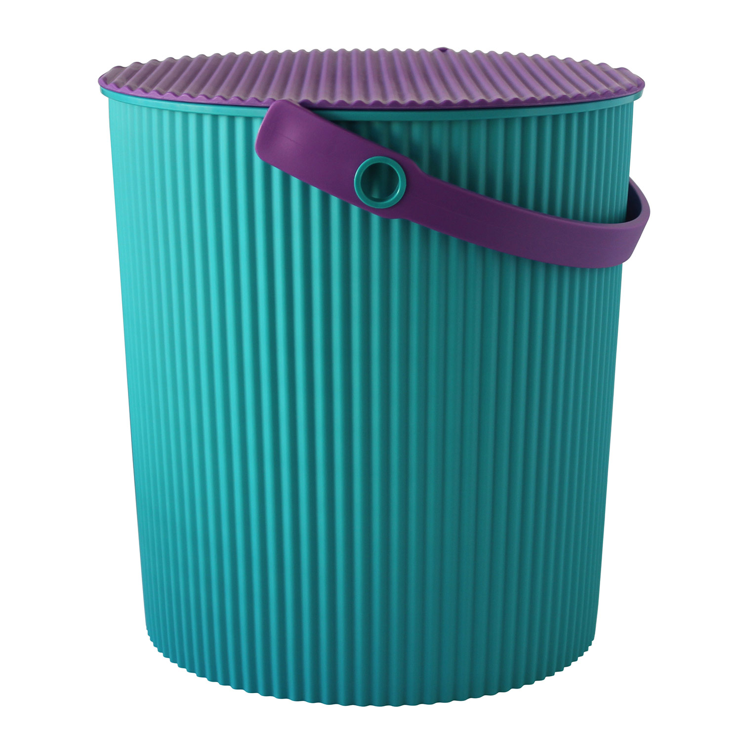 Hachiman- Omnioutil Eimer mit Deckel 20 l türkis/ blau