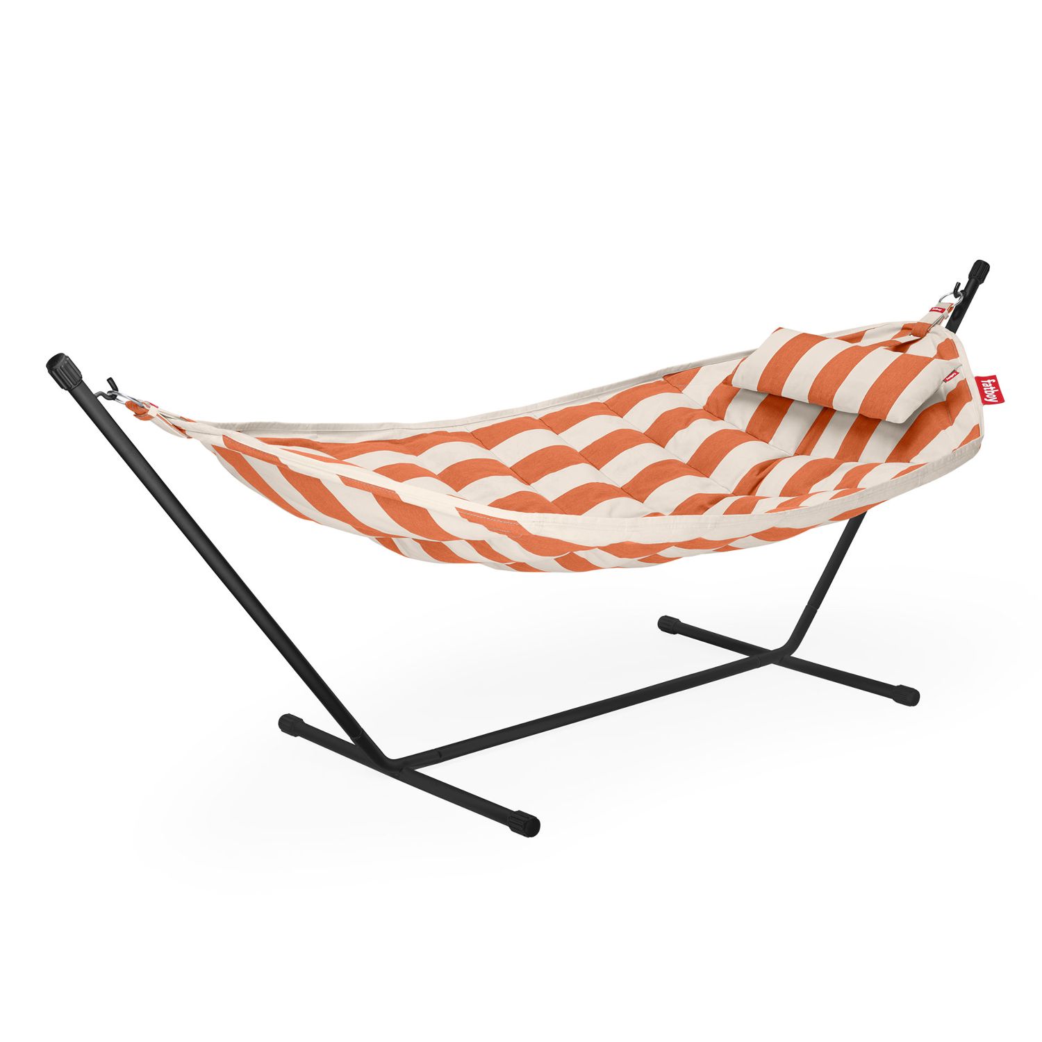 Fatboy - Hängematte Superb + Kissen stripe orange creme