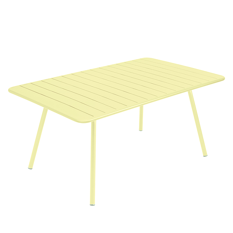 fermob luxembourg tisch 165 zitronensorbet A6 64355